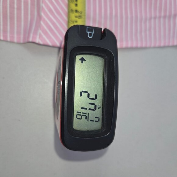 Talbots Plus Petite 18WP Non-Iron Pink & White Striped Button-Down Shirt 4206 - Picture 5 of 6